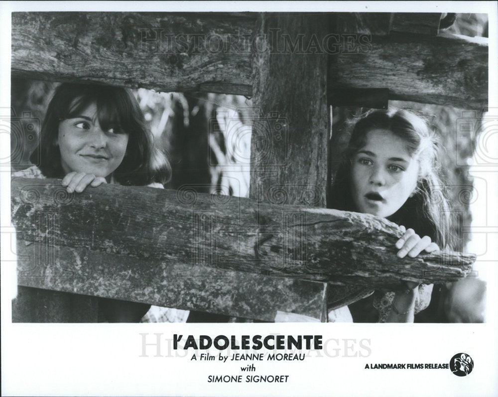 1978 Press Photo Laetitia Chauveau Actress Scene L&#39;Adolescente Foreign Film - Historic Images