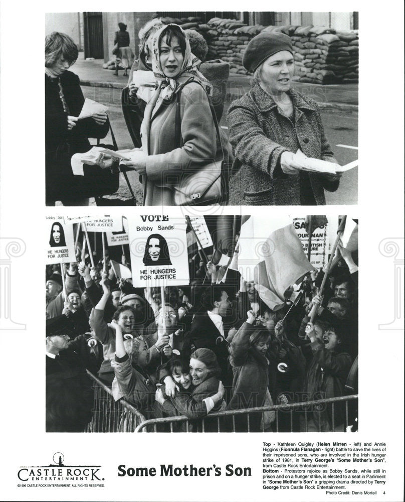 1996 Press Photo Helen Mirren Fionnula Flanagan Actors Some Mother&#39;s Son - Historic Images