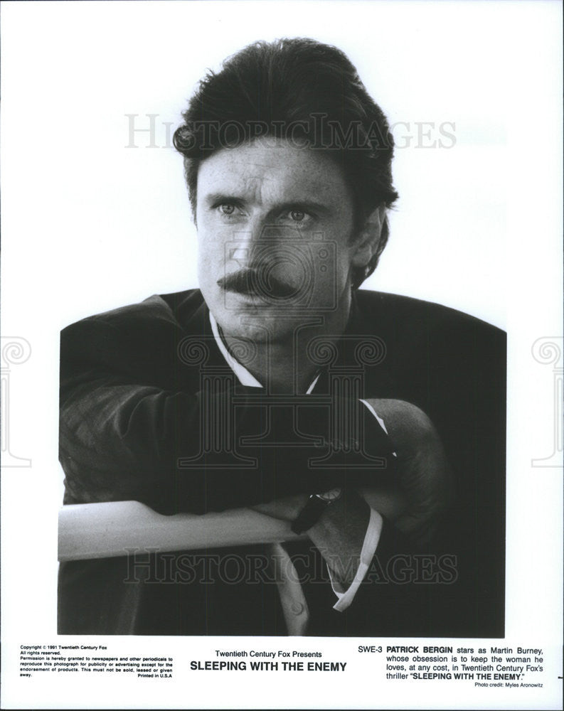 1991 Press Photo Patrick Bergin Actor Suspense Thriller Sleeping With Enemy - Historic Images