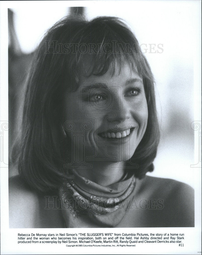 1985 Press Photo Rebecca De Mornay Actress Slugger&#39;s Wife Baseball Movie Film - Historic Images