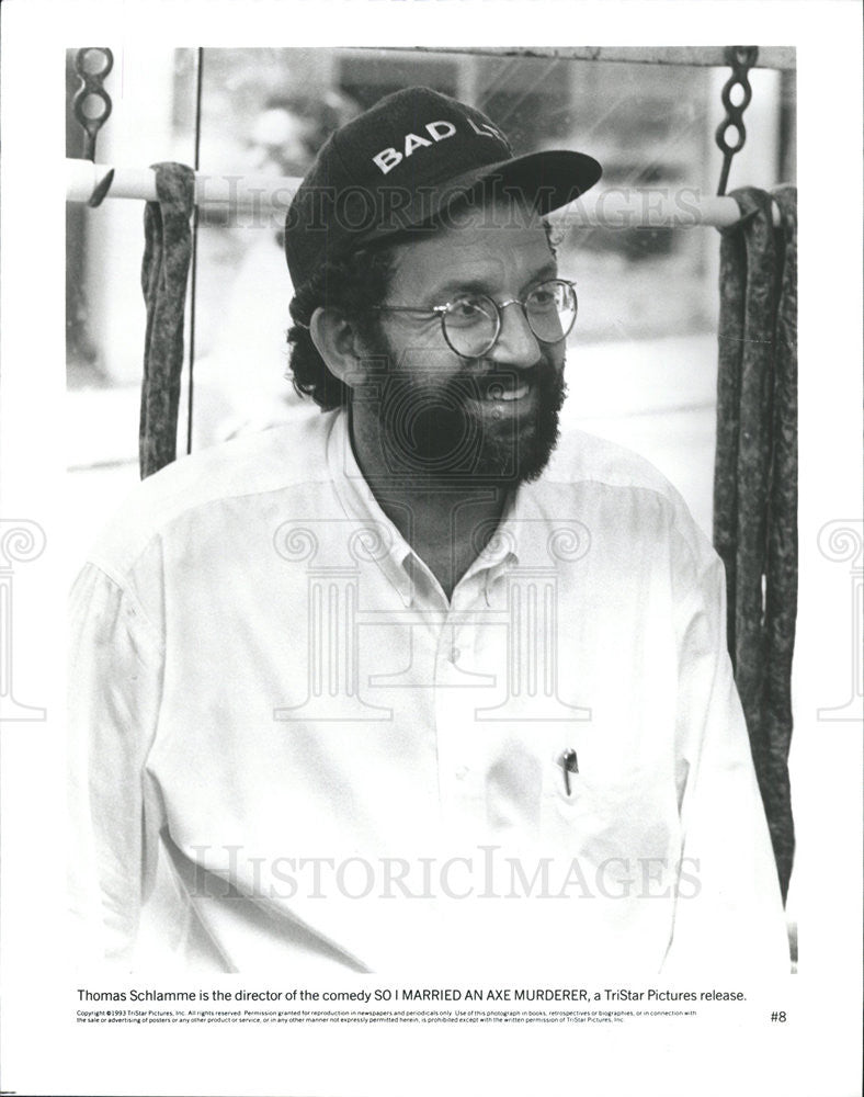 1993 Press Photo &quot;So I Married An Axe Murderer&quot; Director Thomas Schlamme - Historic Images