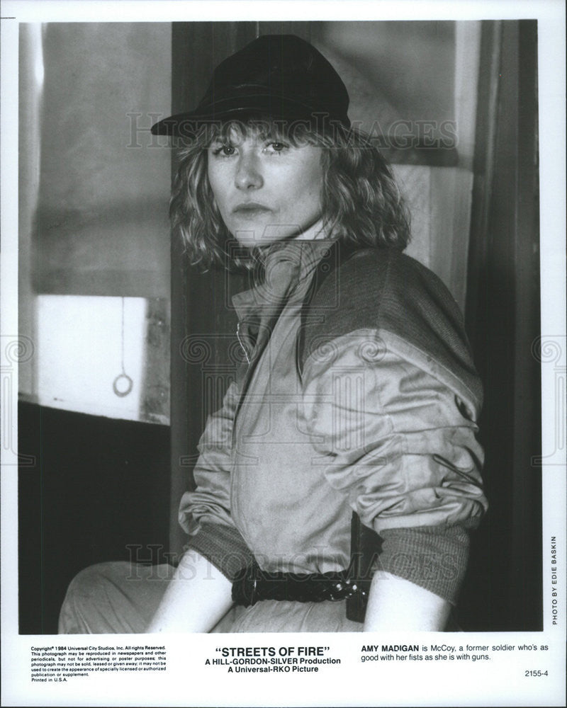 1984 Press Photo Amy Madigan stars in &quot;Street Of Fire&quot; - Historic Images