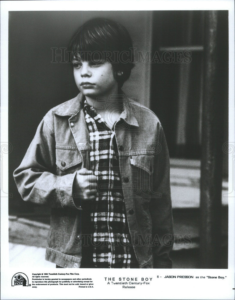 1984 Press Photo Jason Presson in &quot;The Stone Boy&quot; - Historic Images