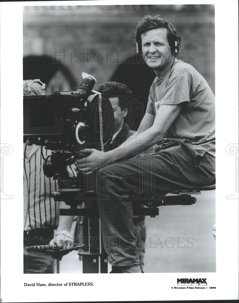 1990 Press Photo David Hare Director Strapless Drama Romance Movie Film - Historic Images