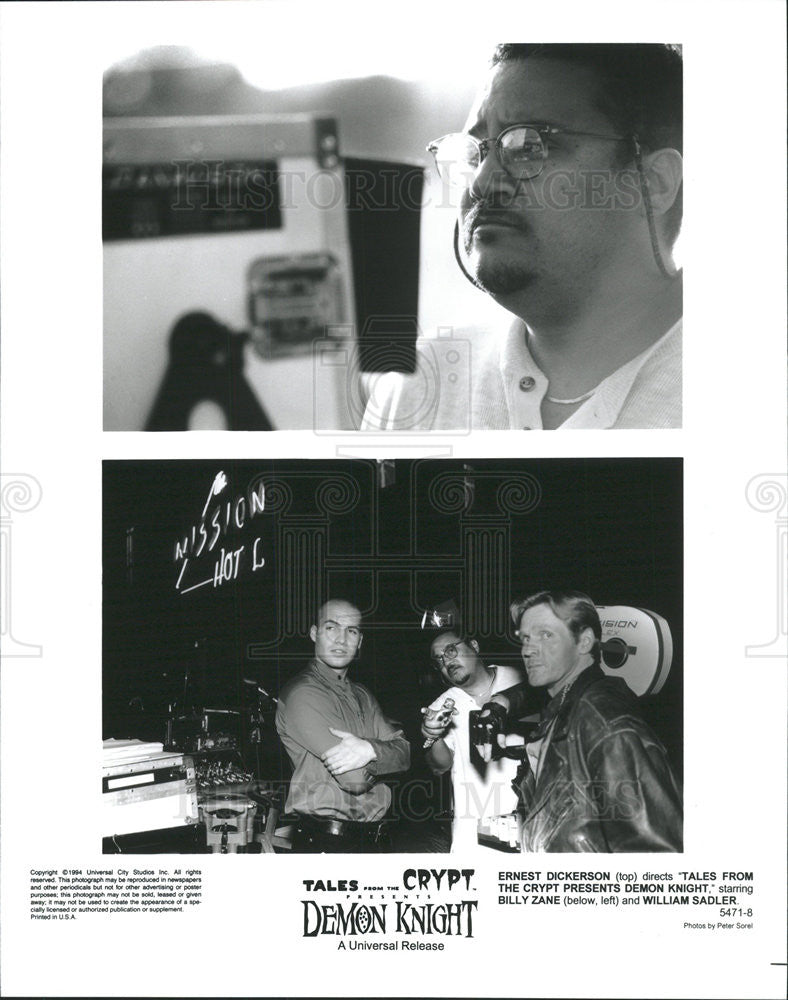 1994 Press Photo Ernest Dickerson Director Billy Zane Actor Tales From Crypt - Historic Images