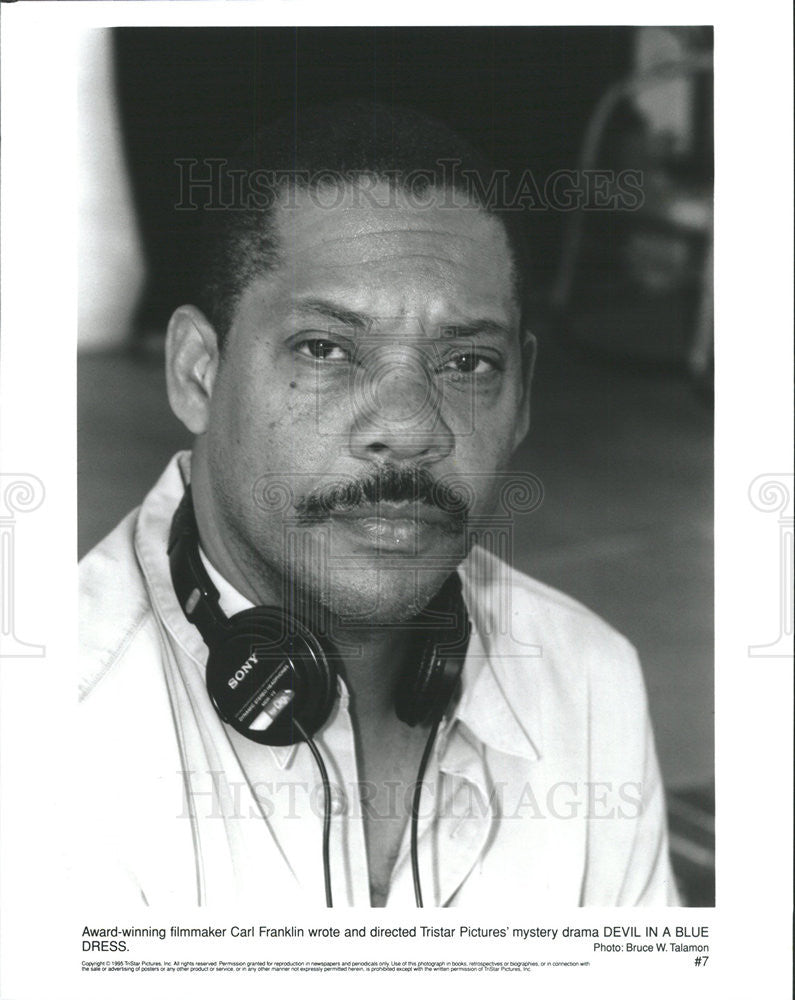 1995 Press Photo Carl Franklin Wrote and Directed &quot;Devil In A Blue Dress&quot; - Historic Images