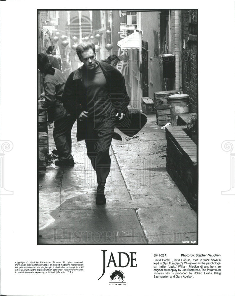 1995 Press Photo David Caruso in &quot;Jade&quot; - Historic Images