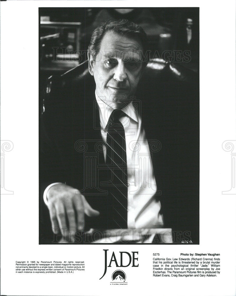 1995 Press Photo Richard Crenna in &quot;Jade&quot; - Historic Images