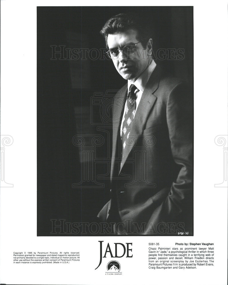 1995 Press Photo Chazz Palminteri in &quot;Jade&quot; - Historic Images