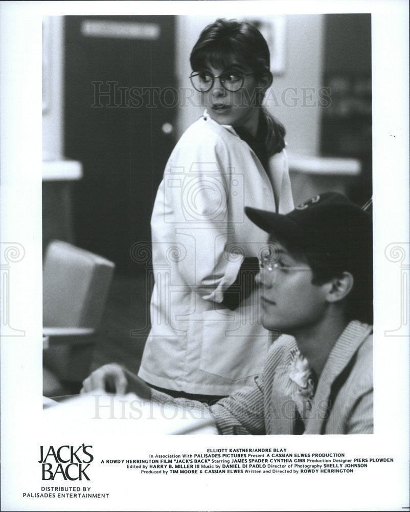 1988 Press Photo Cynthia Gibb Actress Jack&#39;s Back Horror Film Movie - Historic Images