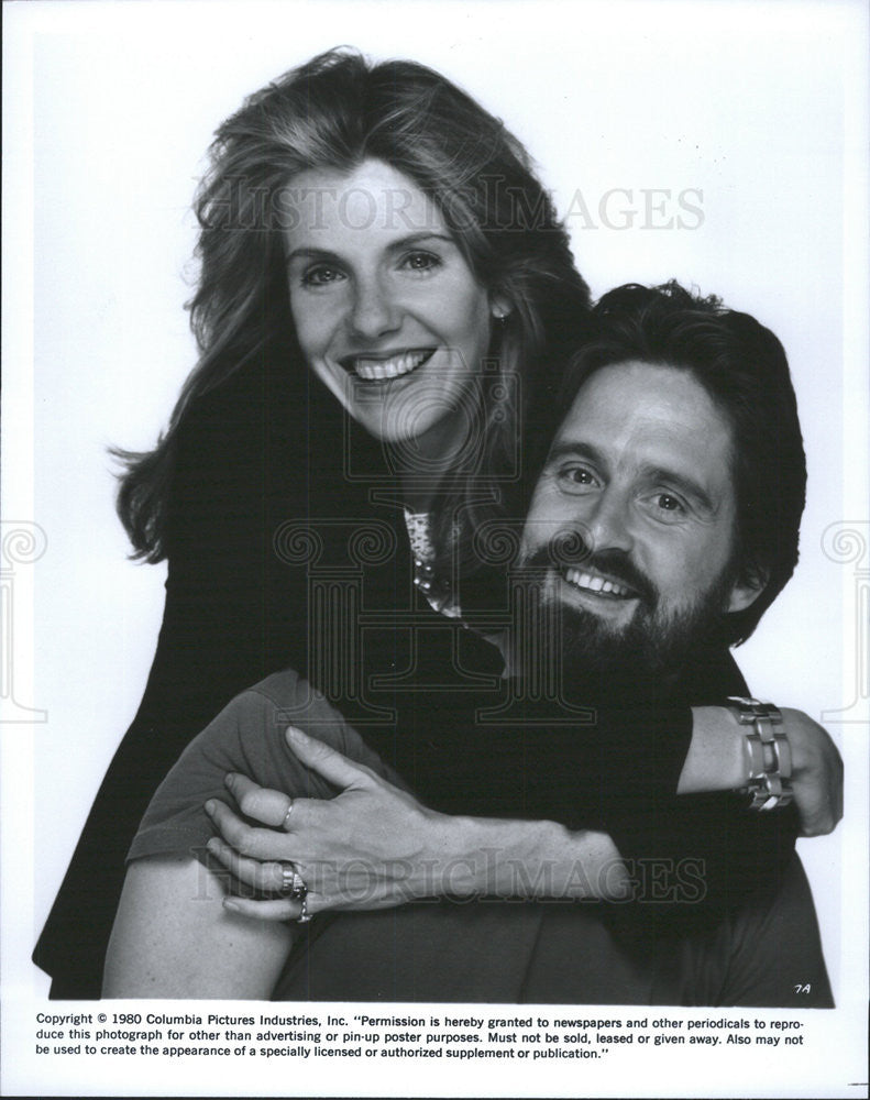 1980 Press Photo Jill Clayburgh Actress Michael Douglas Actor It's My Turn Film - Historic Images