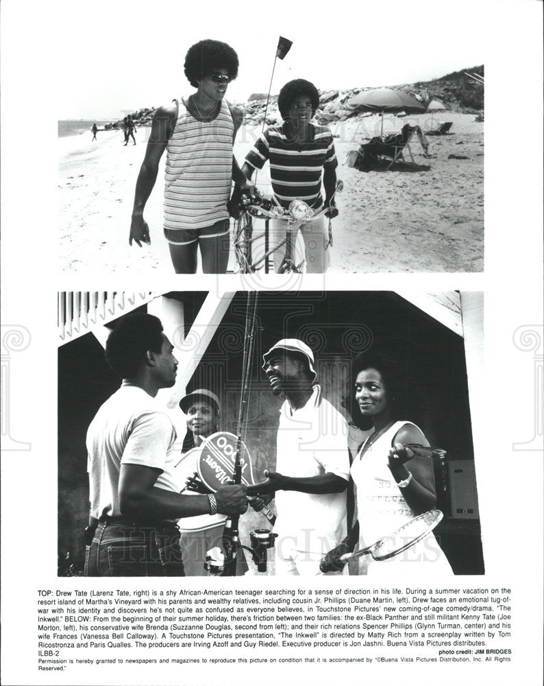 Press Photo Larenz Tate Duane Martin Joe Morton Suzanne Douglas Glynn Turman - Historic Images