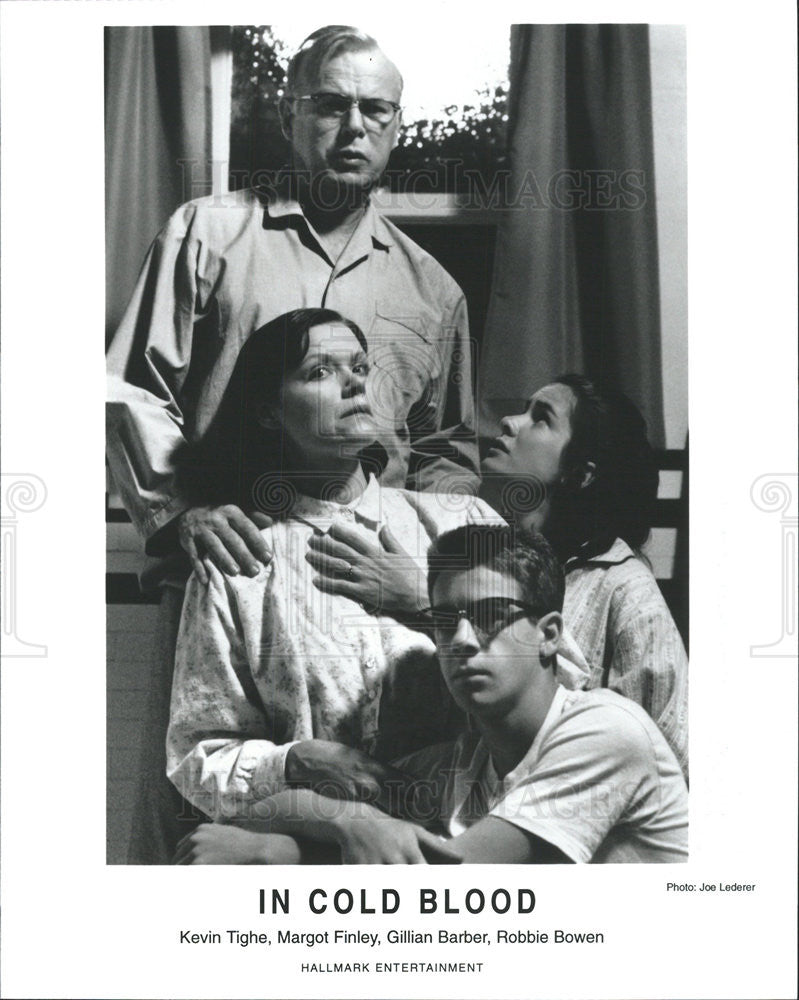 Press Photo Kevin Tighe Margot Finley Gillian Barber Robbie Bowen Actors Cold - Historic Images