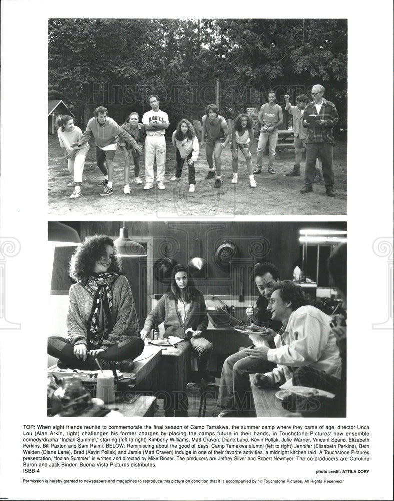 Press Photo Alan Arkin Kimberly Williams Matt Craven Diane Lane Kevin Pollak - Historic Images