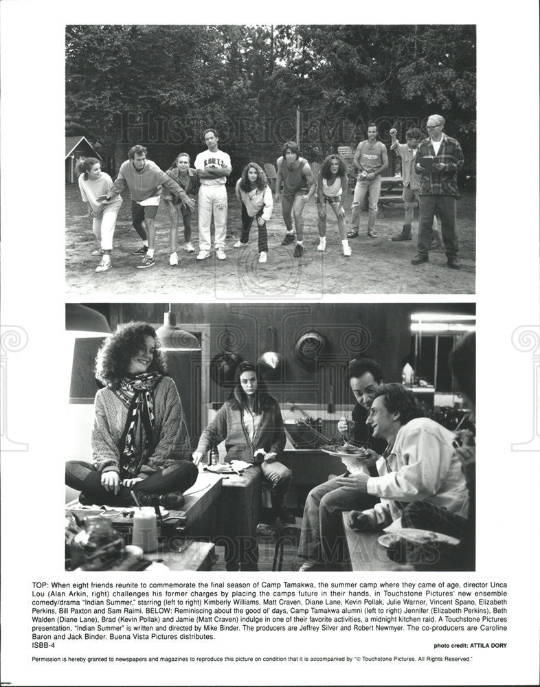 Press Photo Alan Arkin Kimberly Williams Matt Craven Diane Lane Kevin Pollak - Historic Images