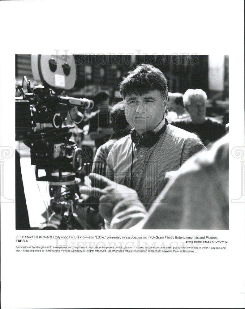 1996 Press Photo Steve Rash Director Comedy Film Movie Set Eddie - Historic Images