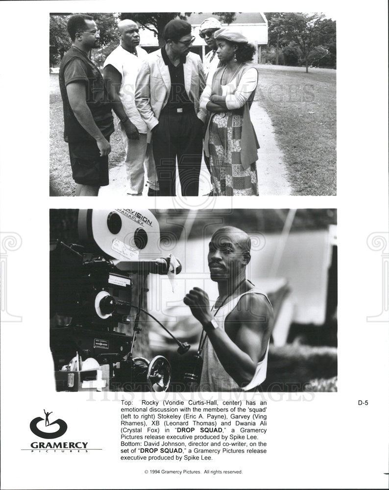 1994 Press Photo Vondie Curtis-Hall Eric Payne Ving Rhames Leonard Thomas - Historic Images