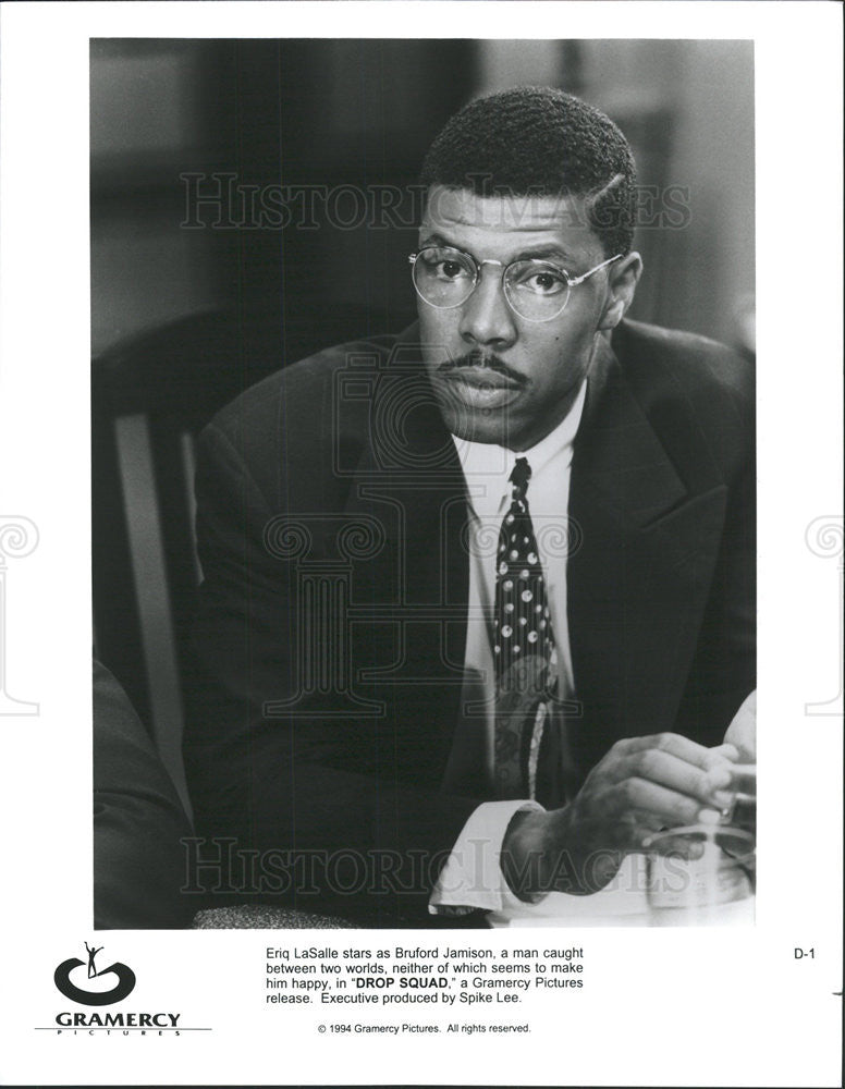 1994 Press Photo Eriq LaSalle stars in &quot;Drop Squad&quot; - Historic Images