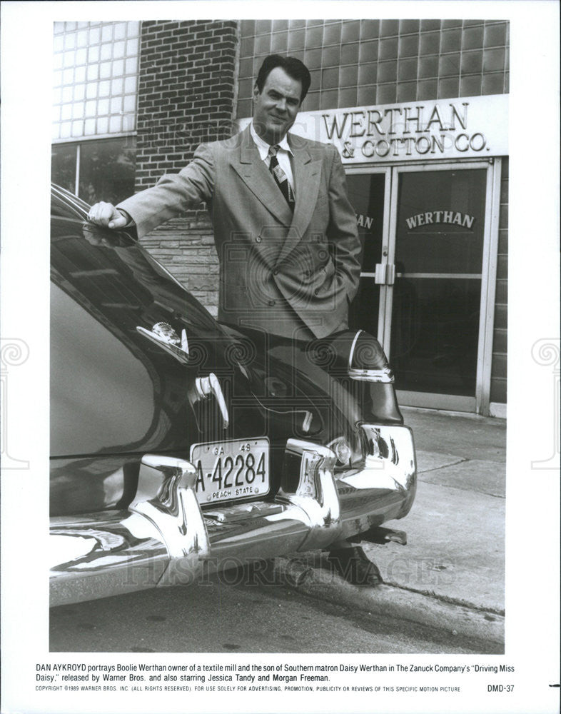 1989 Press Photo Dan Aykroyd stars in &quot;Driving Miss Daisy&quot; - Historic Images