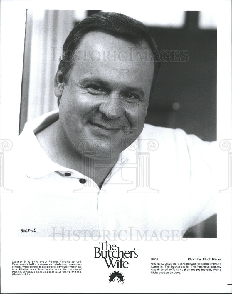1991 Press Photo George Dzundza Actor Butcher&#39;s Wife - Historic Images