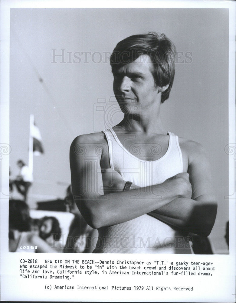 1979 Press Photo Dennis Christopher stars in &quot;California Dreaming&quot; - Historic Images