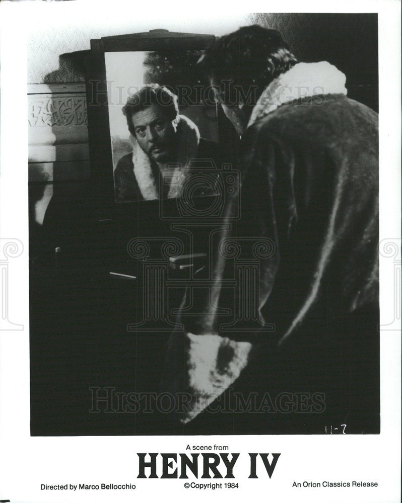 1984 Press Photo Marcello Mastrolanni in &quot;Henry IV&quot; - Historic Images