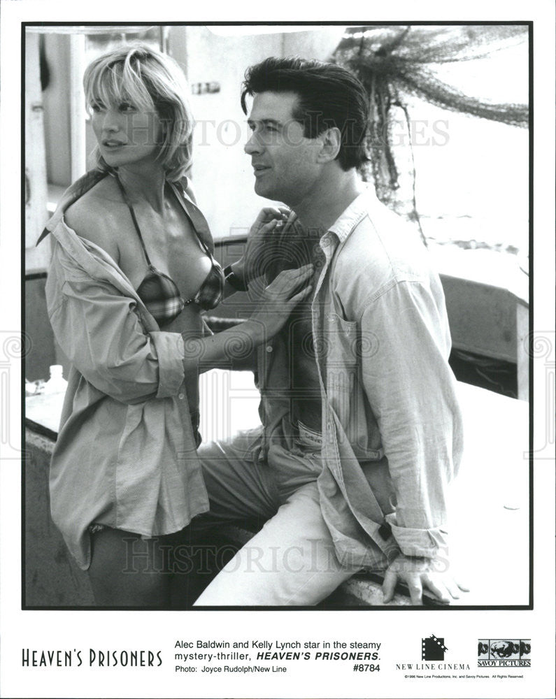 1996 Press Photo Alec Baldwin Kelly Lynch Heaven's Prisoners - Historic Images