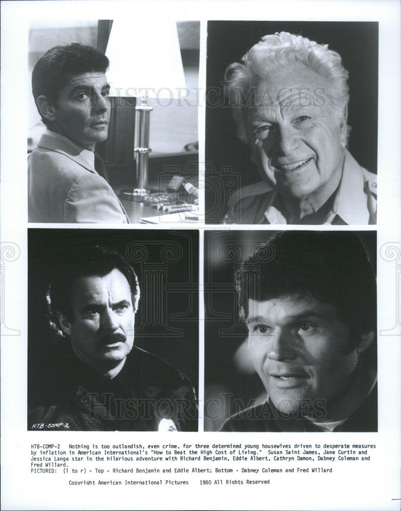 1980 Press Photo Film How To Beat the High Cost of Living Richard Benjamin - Historic Images