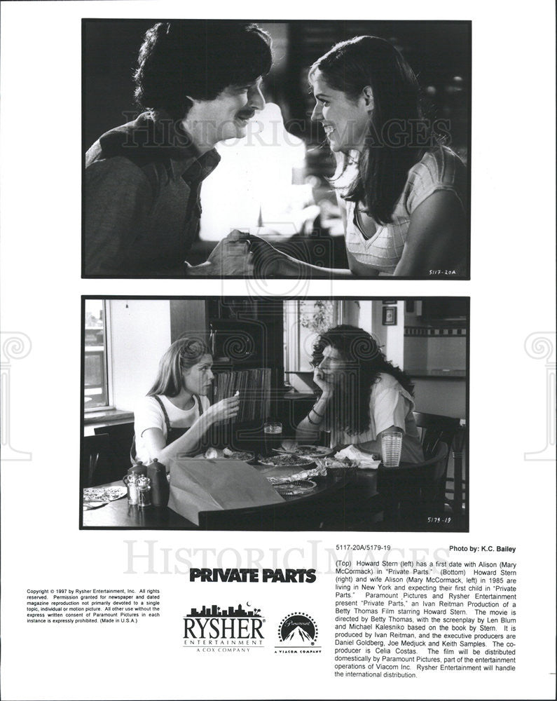 1997 Press Photo  Howard Stern&#39;s &quot;Private Parts&quot; - Historic Images