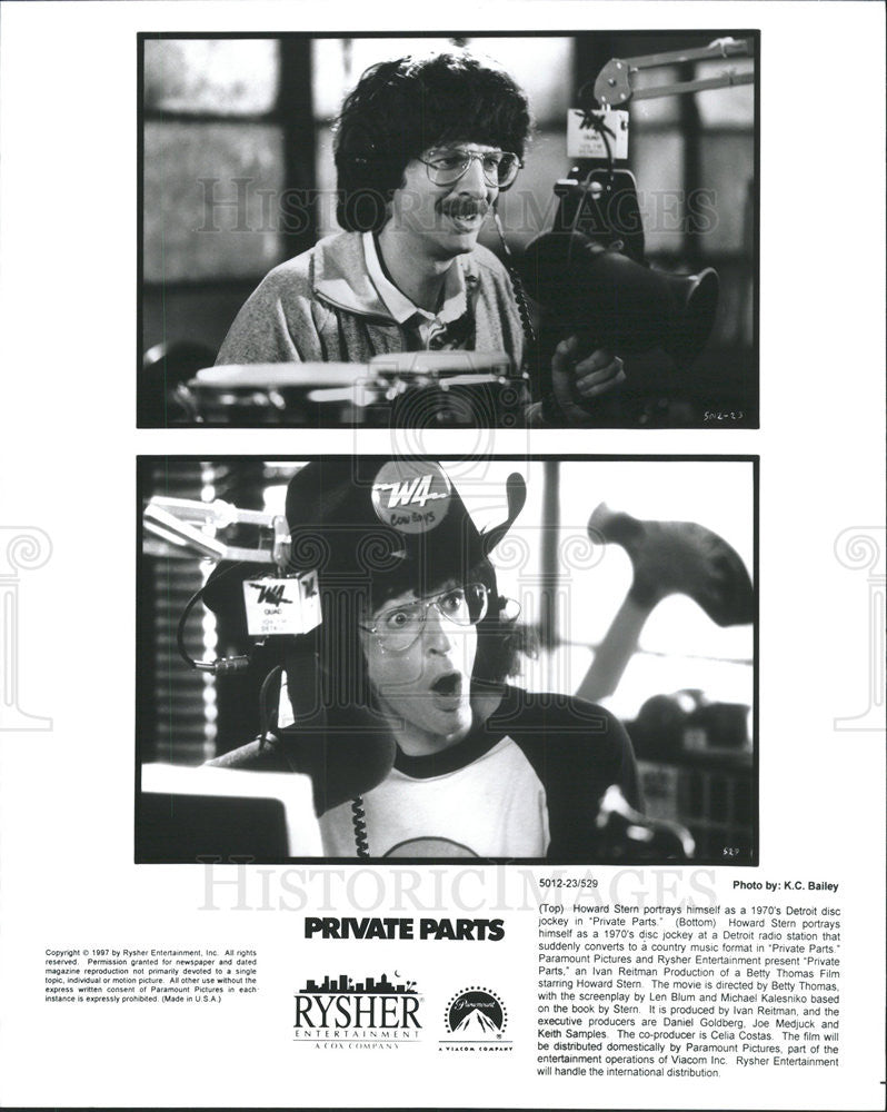 1997 Press Photo  Howard Stern&#39;s &quot;Private Parts&quot; - Historic Images