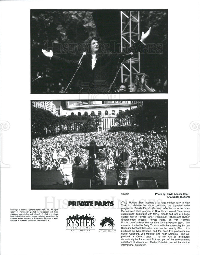 1997 Press Photo  Howard Stern&#39;s &quot;Private Parts&quot; - Historic Images