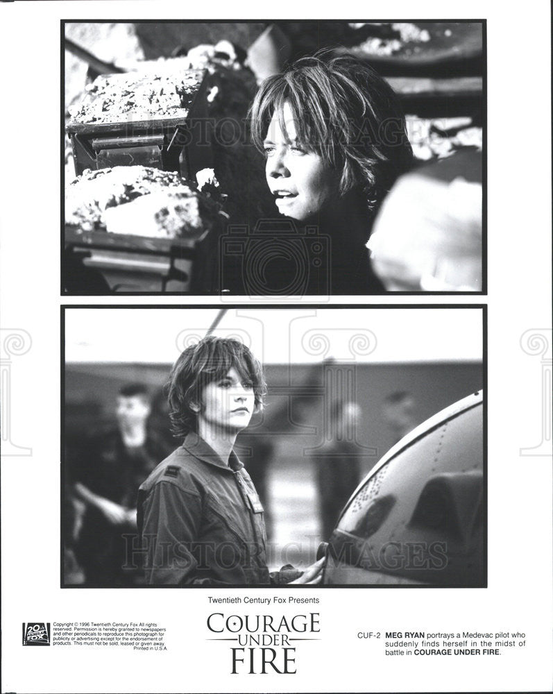 1996 Press Photo Meg Ryan Courage Under Fire - Historic Images