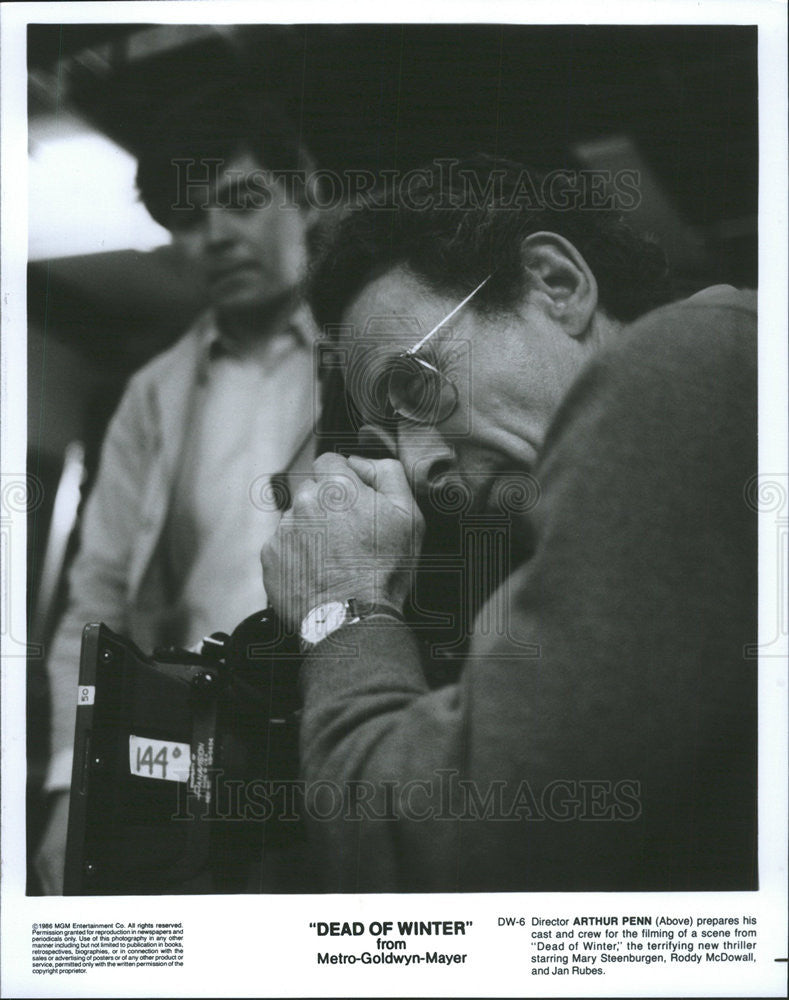 1986 Press Photo Dead of Winter Arthur Penn - Historic Images