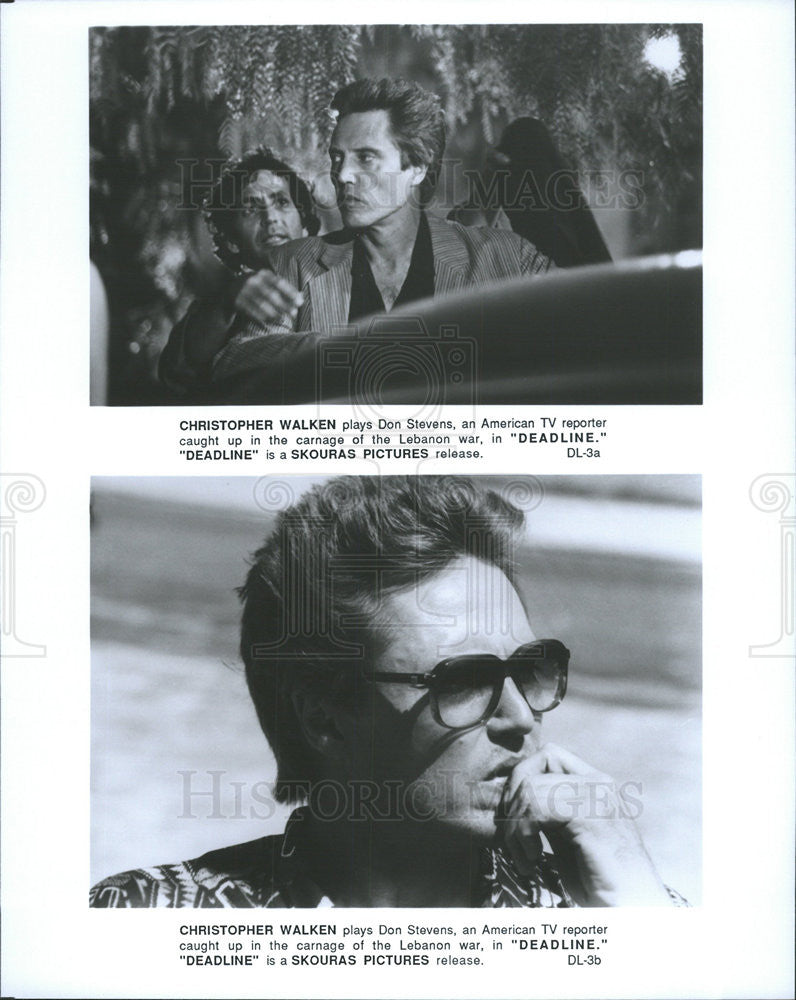 Press Photo Christopher Walken Plays Don Stevens In &quot;Deadline&quot; - Historic Images