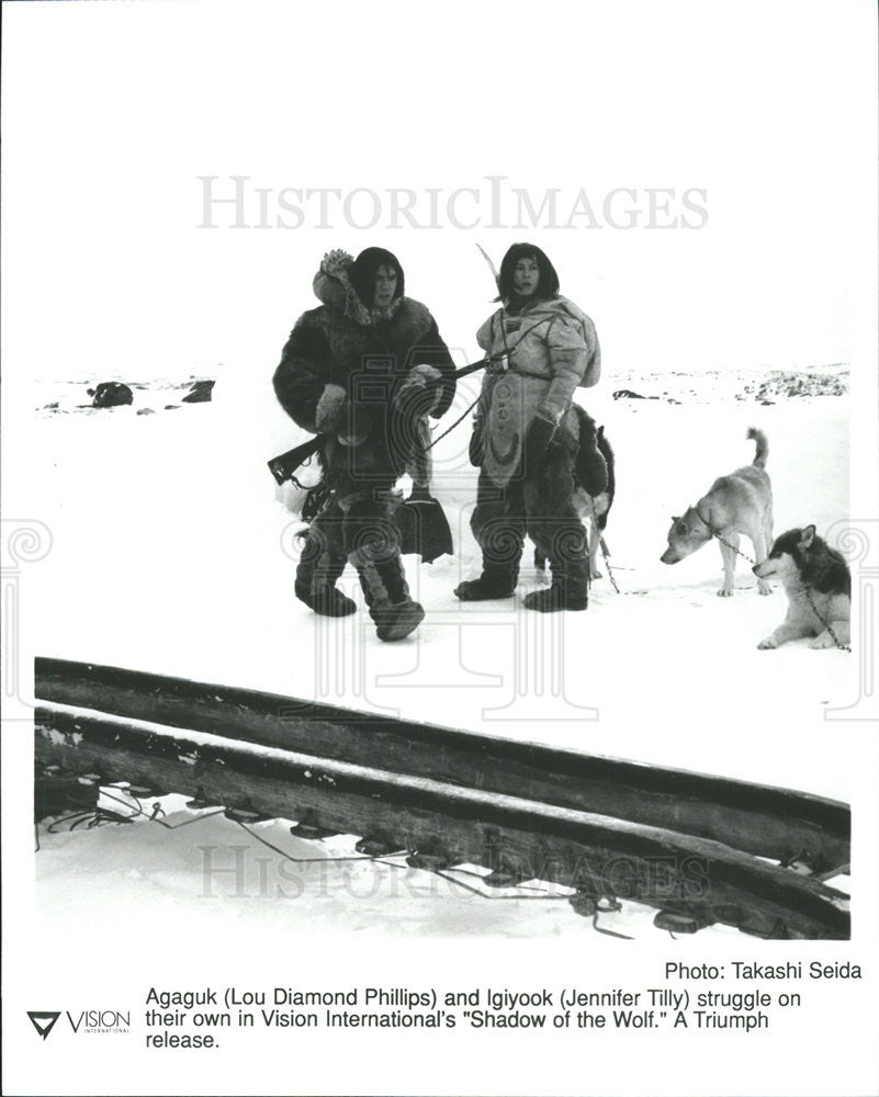 Press Photo Shadow of the Wolf Lou Diamond Phillips Jennifer Tilly - Historic Images