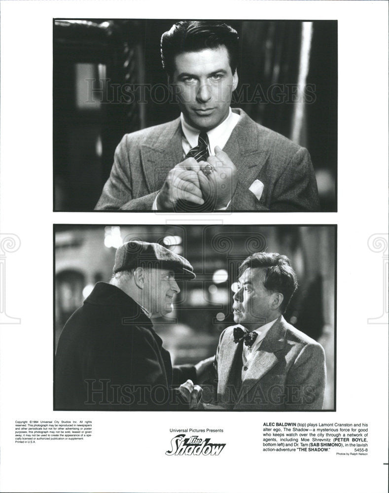 1994 Press Photo The Shadow Alec Baldwin - Historic Images