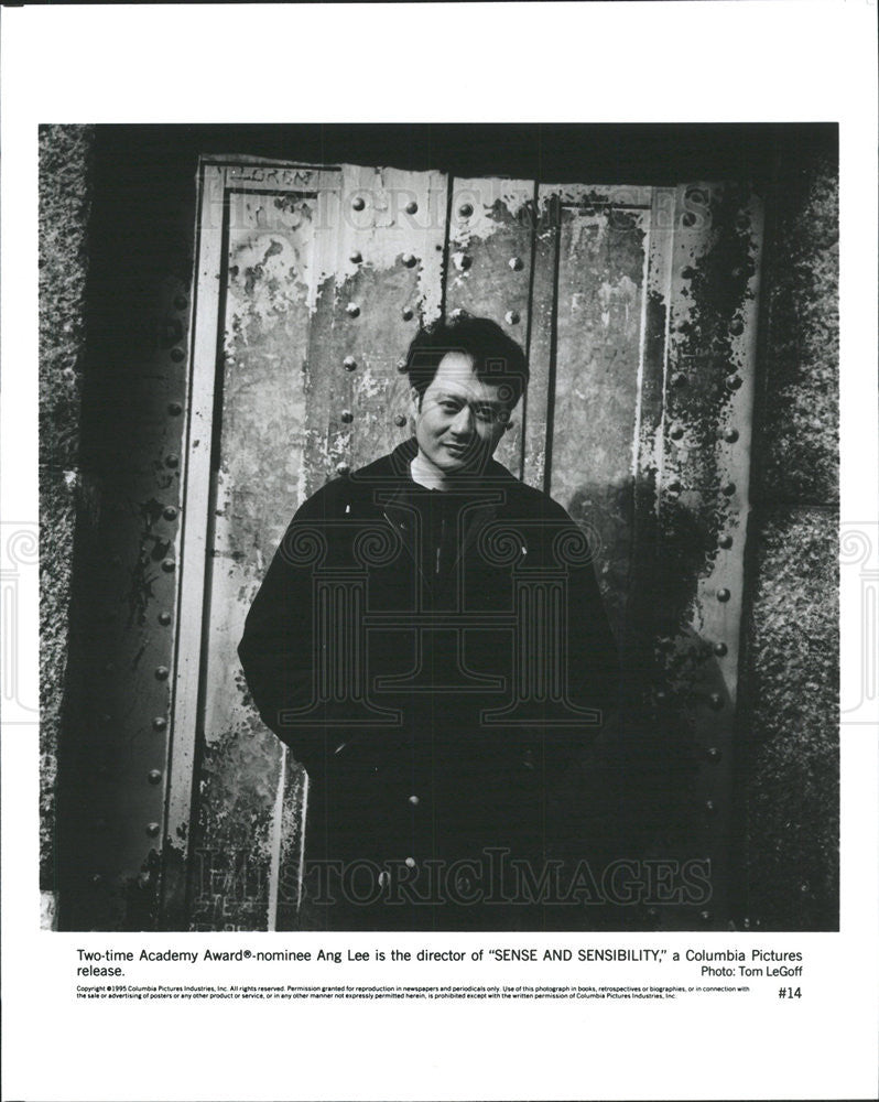 1995 Press Photo Ang Lee, Director Of &quot;Sense And Sensibility&quot; - Historic Images