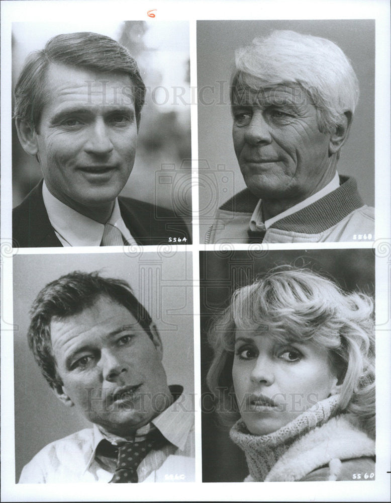 1983 Press Photo Chris Robinson, Peter Graves, Michael Parks &quot;Savannah Smiles&quot; - Historic Images