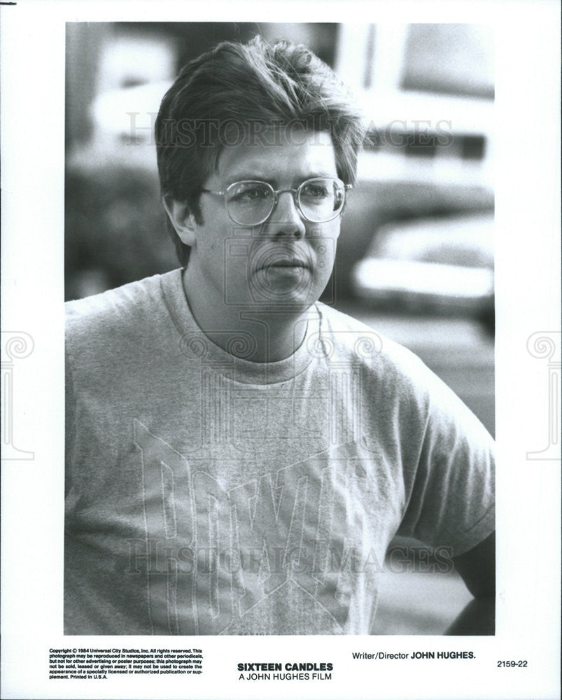 1984 Press Photo &quot;Sixteen Candles&quot; Director John Hughes - Historic Images