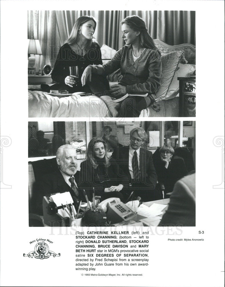 1993 Press Photo Catherine Kellner Stockard Channing &quot;Six Degrees Of Separation&quot; - Historic Images