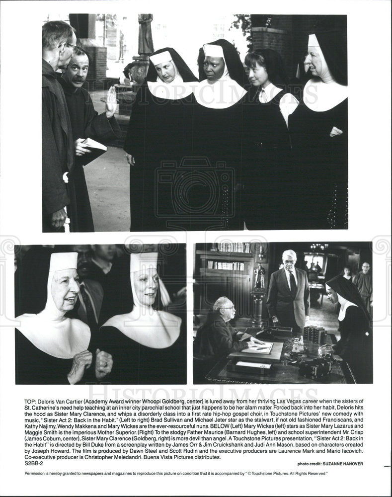 1993 Press Photo Whoopi Goldberg, In &quot;Sister Act 2: Back In The Habit&quot; - Historic Images