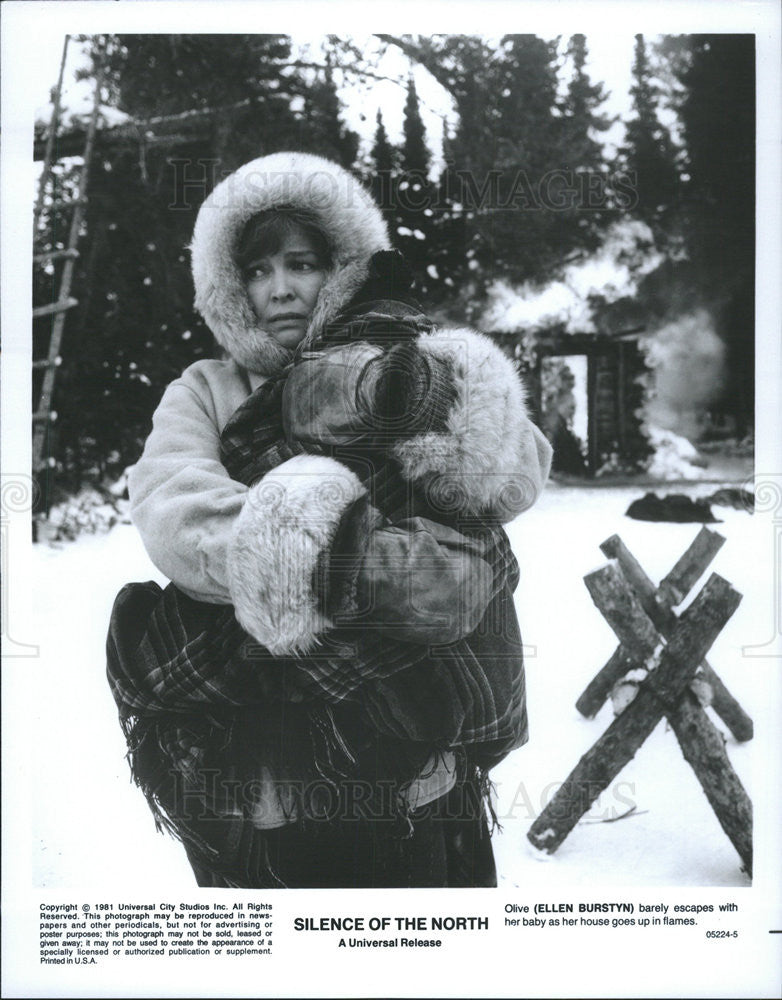 1981 Press Photo Ellen Burstyn in &quot;Silence Of The North&quot; - Historic Images