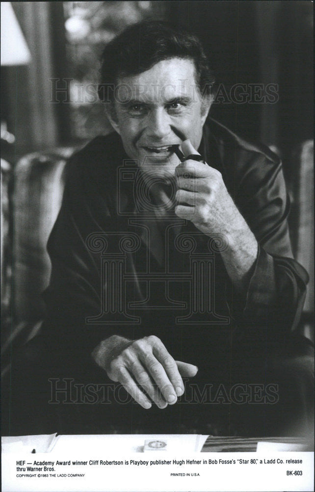 1983 Press Photo Cliff Robertson stars in &quot;Star 80&quot; - Historic Images