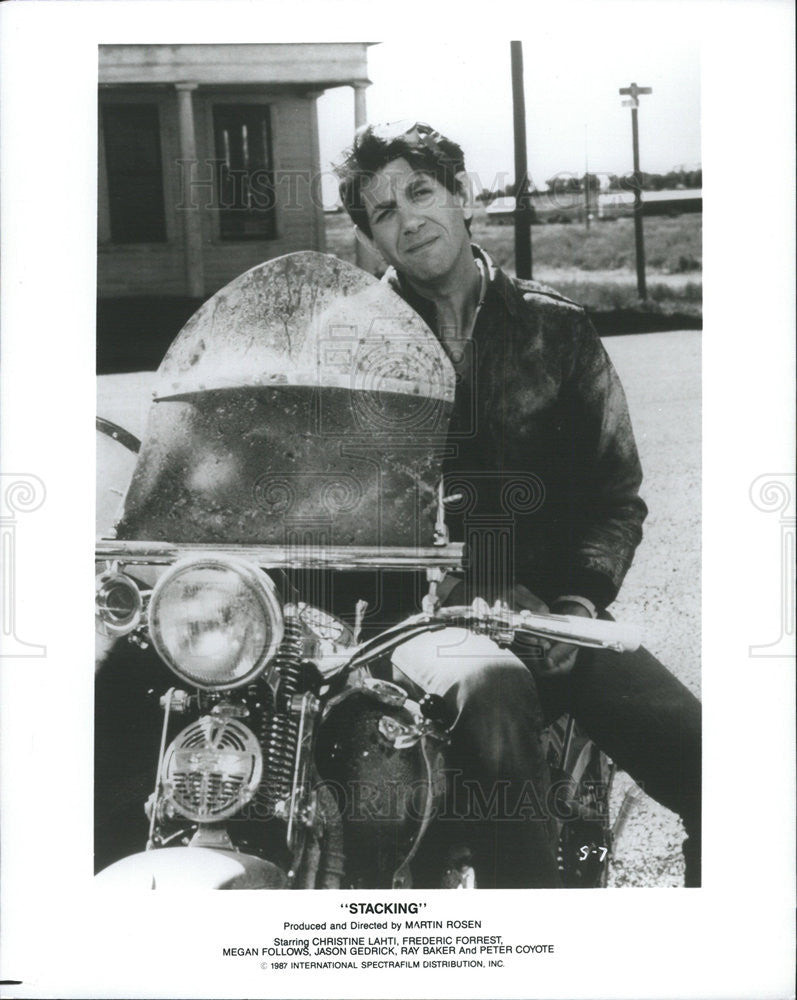 Peter Coyote Actor Stacking 1987 vintage promo photo print - Historic
