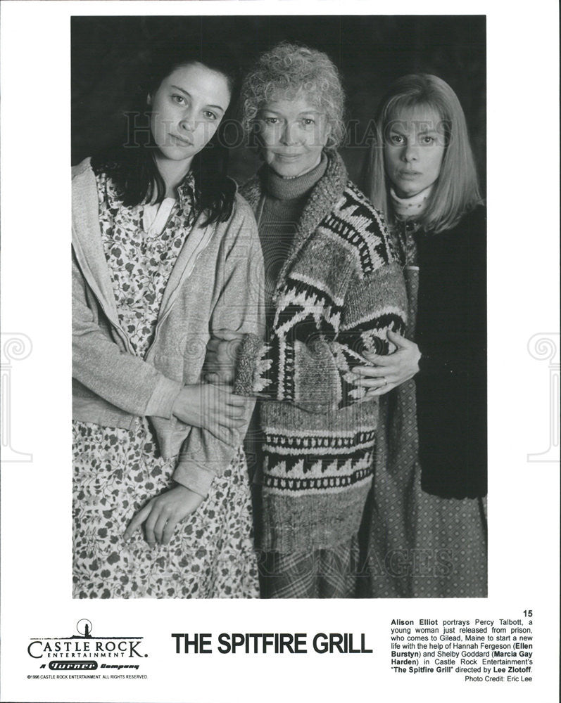 1996 Press Photo Alison Elliott Ellen Burstyn Marcia Gay Harden Actresses - Historic Images