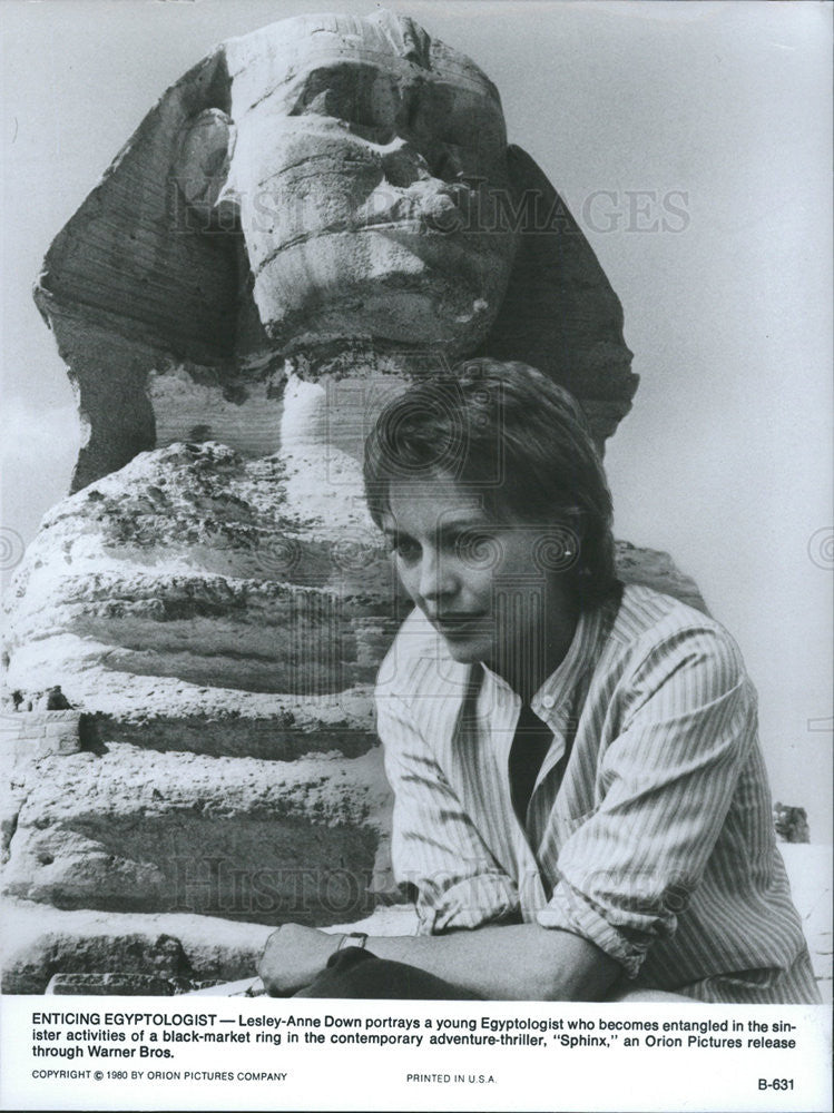 1980 Press Photo Lesley-Anne Down in "Sphinx" - Historic Images
