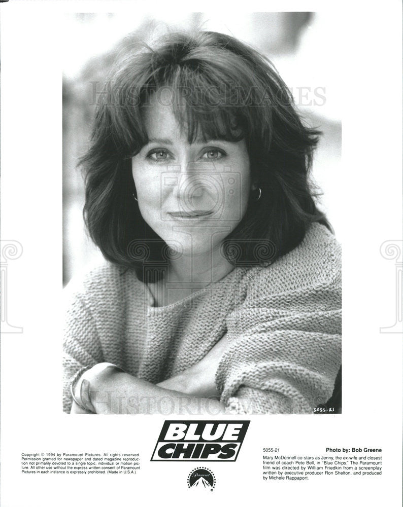 1994 Press Photo Mary McDonnell in &quot;Blue Chips&quot; - Historic Images