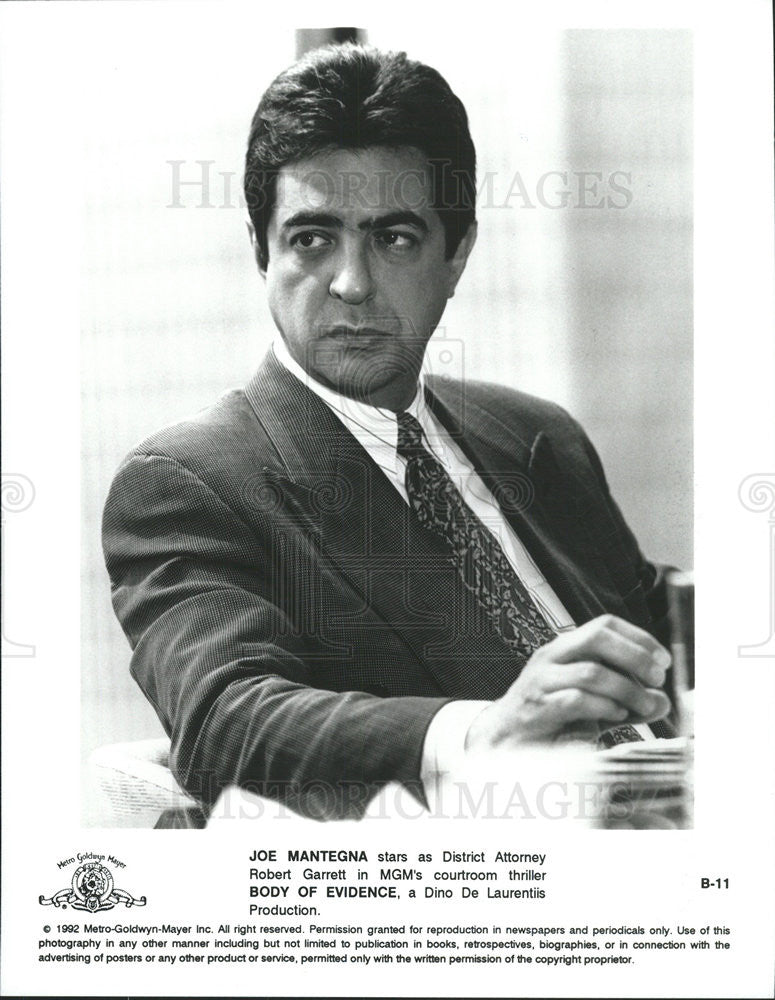 1992 Press Photo Joe Mantegna in &quot;Body Of Evidence&quot; - Historic Images