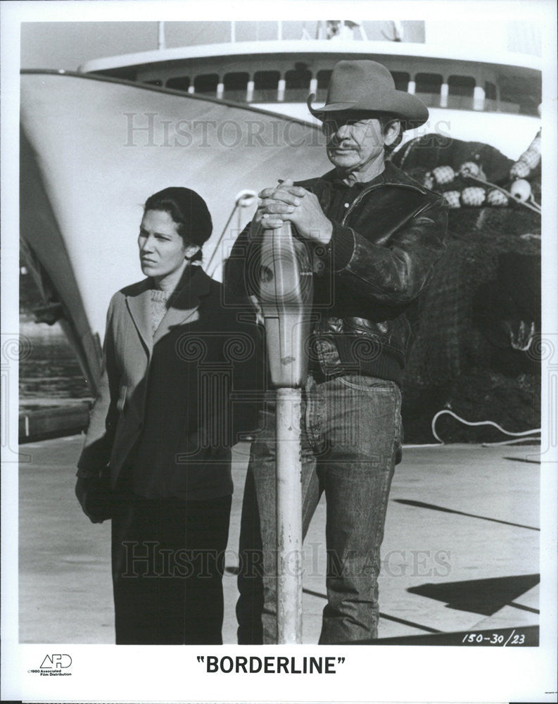 1980 Press Photo Charles Bronson stars in &quot;Borderline&quot; - Historic Images