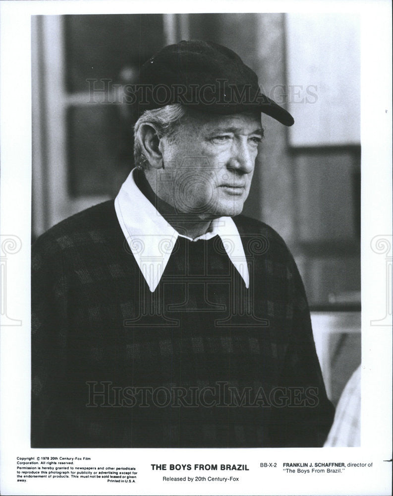 1978 Press Photo The Boys From Brazil Franklin J. Schaffner director - Historic Images